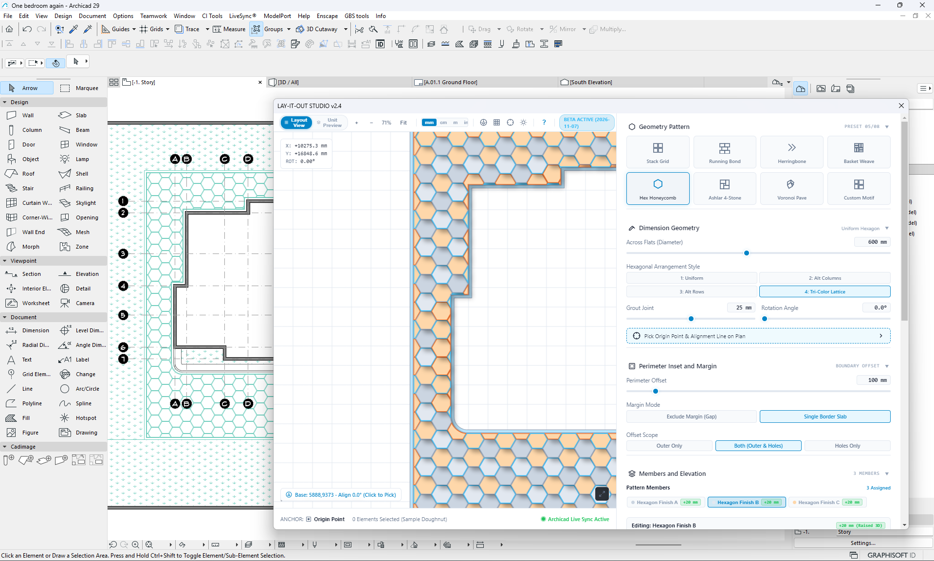Lay-it-out Studio Interface